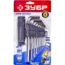 ЗУБР 2745-31-2_z01 (ЭКСПЕРТ) Набор имбусовых ключей
